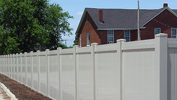 Vinyl Coated Privacy Fence