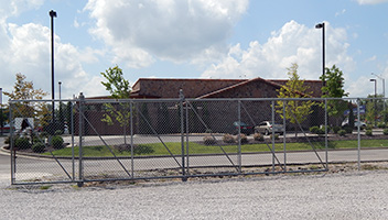 Wide Chain Link Gate