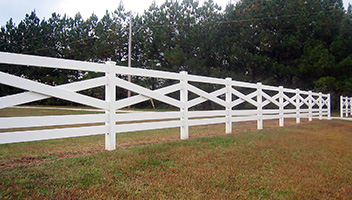 Ranch Style Vinyl Fence